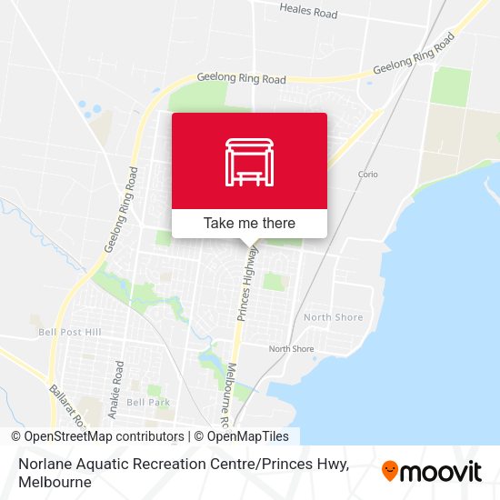 Norlane Aquatic Recreation Centre / Princes Hwy map