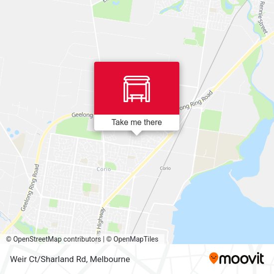 Weir Ct/Sharland Rd map