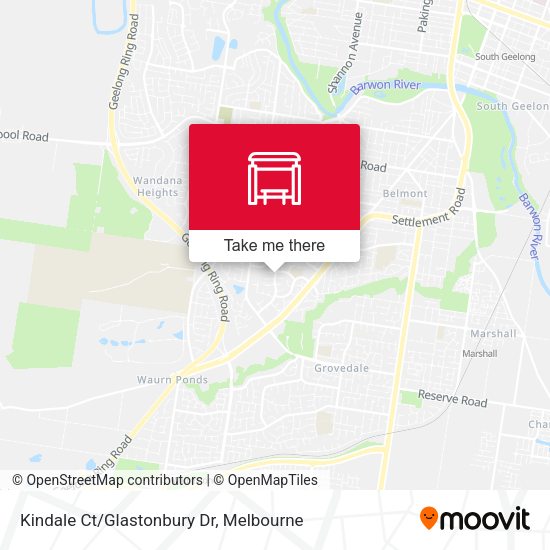 Kindale Ct/Glastonbury Dr map