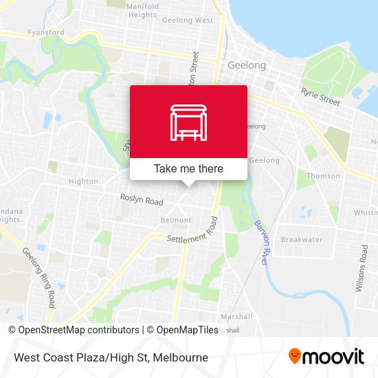 West Coast Plaza/High St map