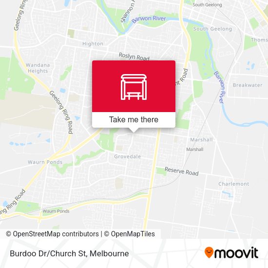 Burdoo Dr/Church St map