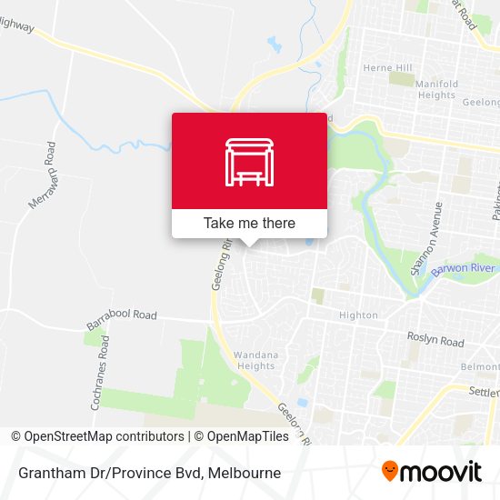 Grantham Dr/Province Bvd map