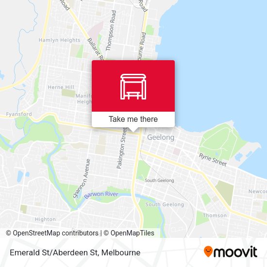 Emerald St/Aberdeen St map