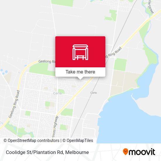 Coolidge St/Plantation Rd map