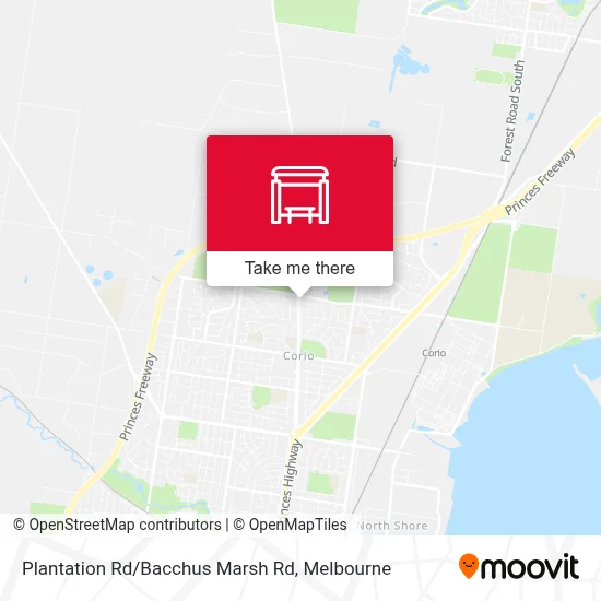 Plantation Rd/Bacchus Marsh Rd stop - Routes, Schedules, and Fares