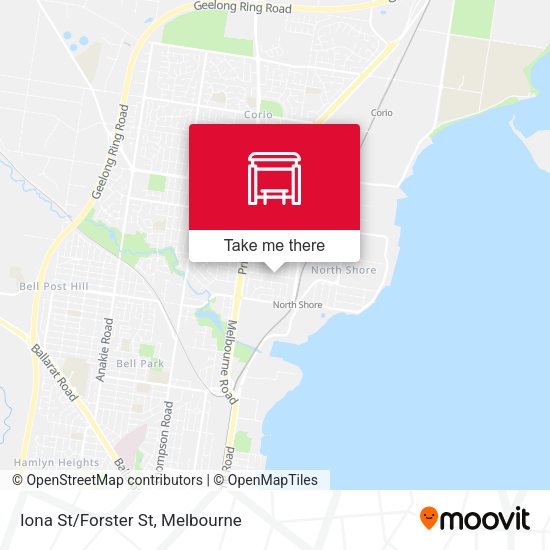 Iona St/Forster St map