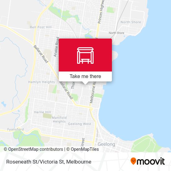 Roseneath St/Victoria St map