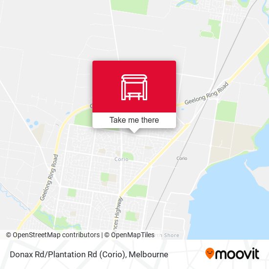 Donax Rd/Plantation Rd (Corio) map