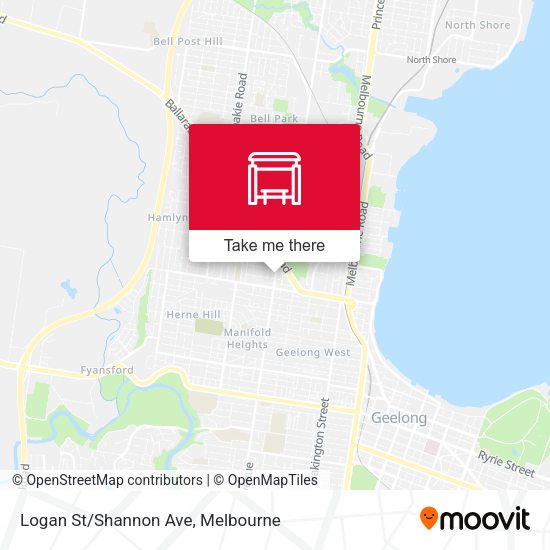 Logan St/Shannon Ave map