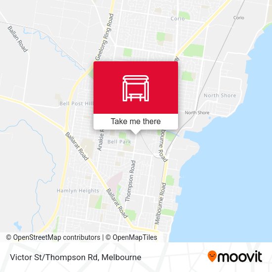 Victor St/Thompson Rd map