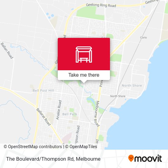 The Boulevard/Thompson Rd map