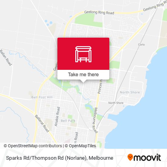 Sparks Rd / Thompson Rd (Norlane) map