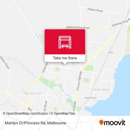 Marilyn Cl/Princess Rd map