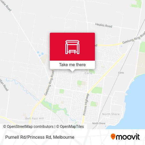 Purnell Rd/Princess Rd map