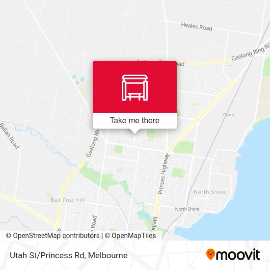 Mapa Utah St/Princess Rd