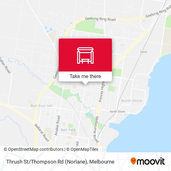 Thrush St / Thompson Rd (Norlane) map