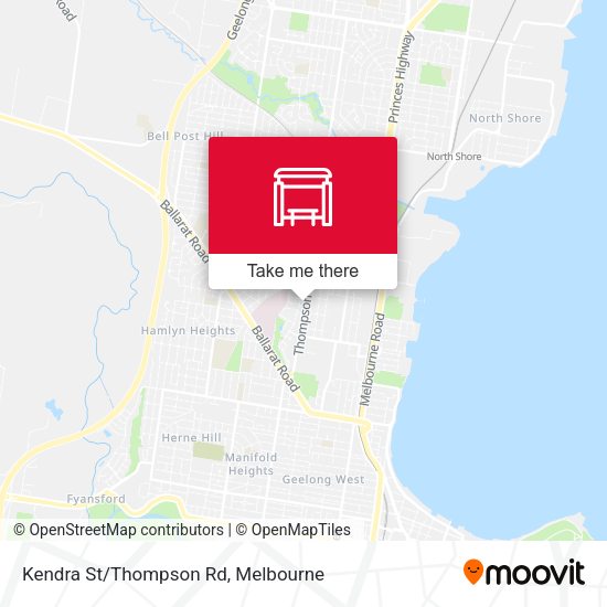 Kendra St/Thompson Rd map