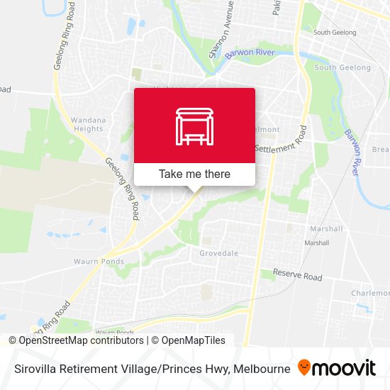 Sirovilla Retirement Village / Princes Hwy map