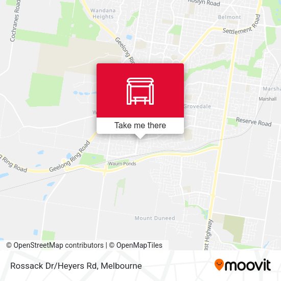 Rossack Dr/Heyers Rd map