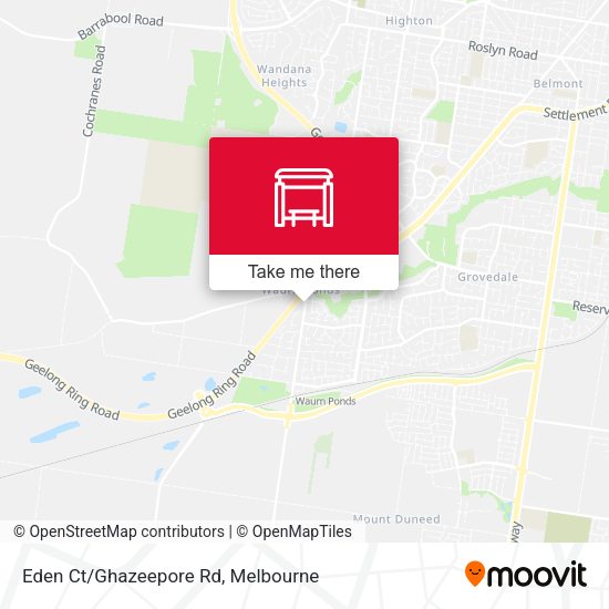 Eden Ct/Ghazeepore Rd map