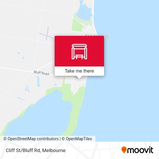 Cliff St/Bluff Rd map