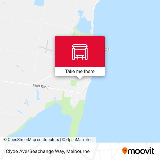 Clyde Ave/Seachange Way map