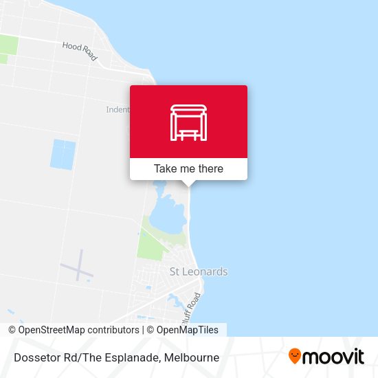 Dossetor Rd/The Esplanade map