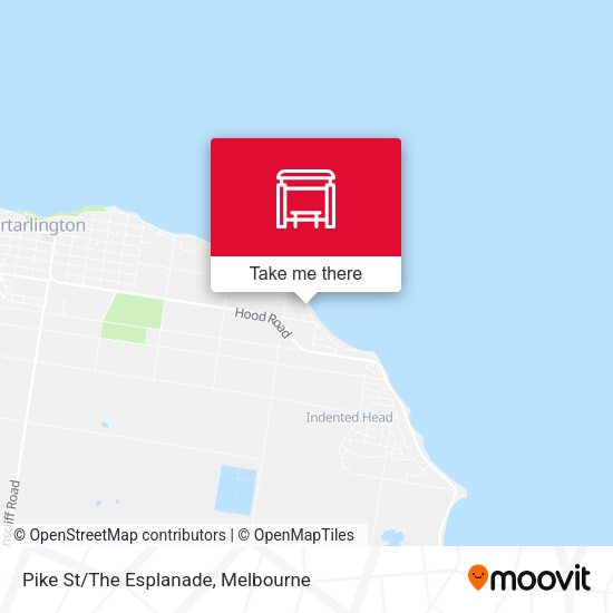 Pike St/The Esplanade map