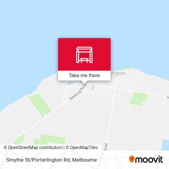 Smythe St/Portarlington Rd map