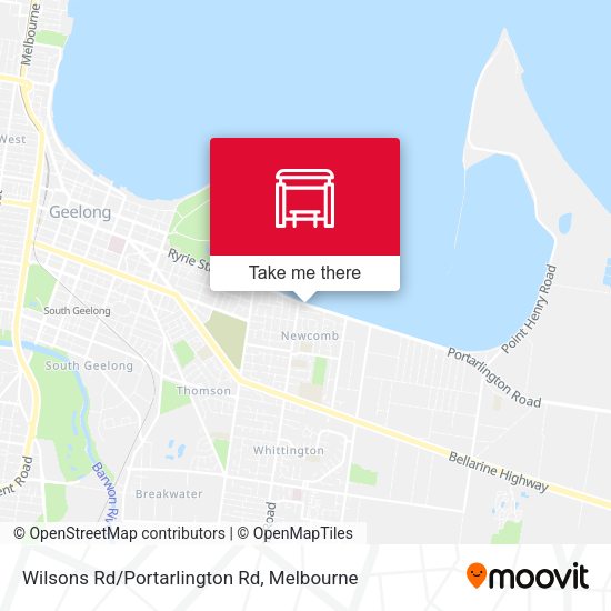 Wilsons Rd/Portarlington Rd map