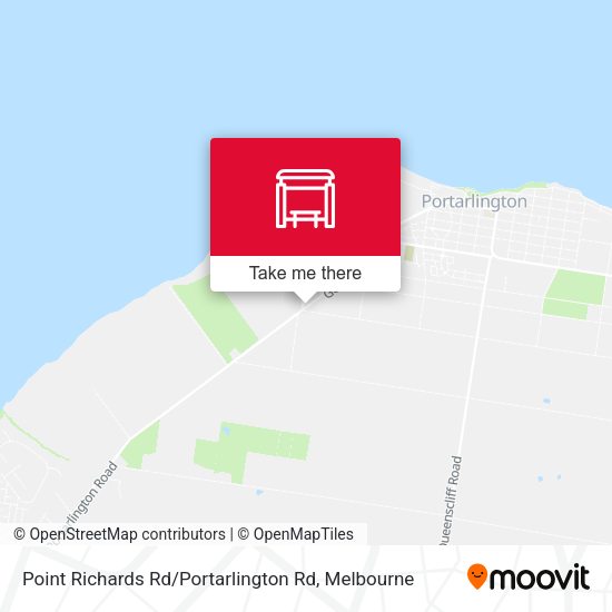 Point Richards Rd / Portarlington Rd map