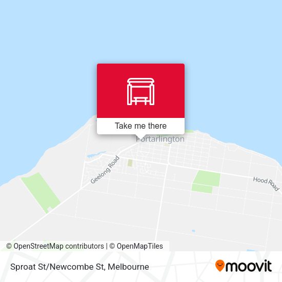 Sproat St/Newcombe St map
