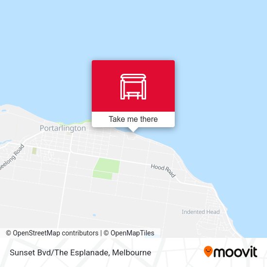 Sunset Bvd/The Esplanade map