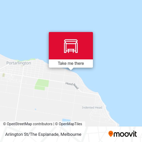 Arlington St/The Esplanade map