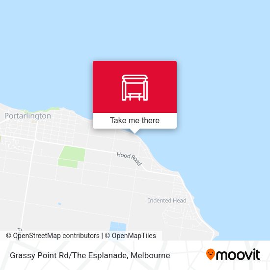 Grassy Point Rd/The Esplanade map