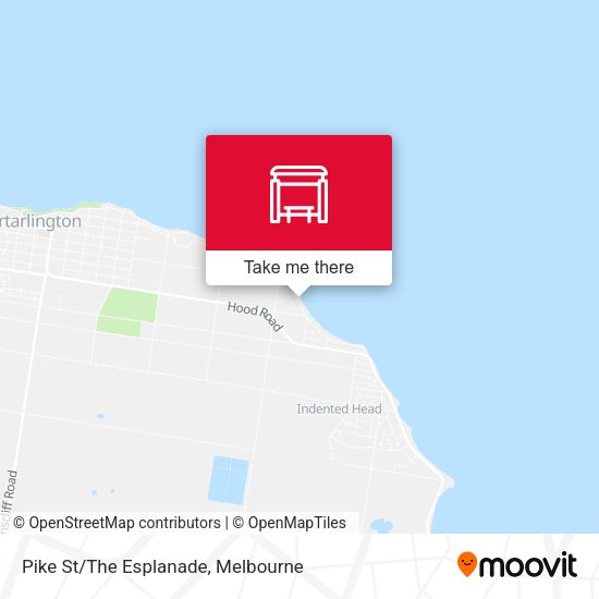 Pike St/The Esplanade map