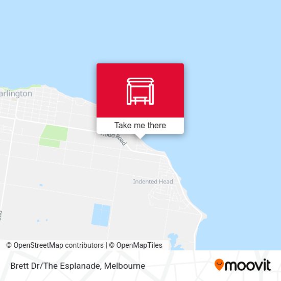 Brett Dr/The Esplanade map