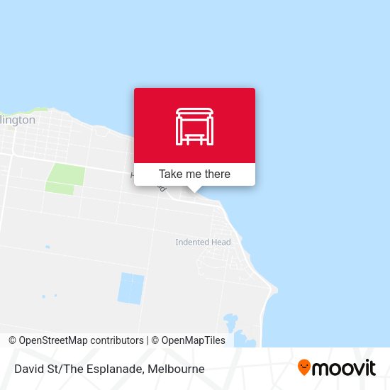David St/The Esplanade map