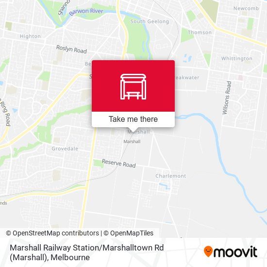 Marshall Railway Station / Marshalltown Rd map