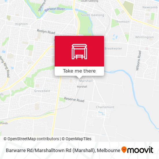 Barwarre Rd / Marshalltown Rd map