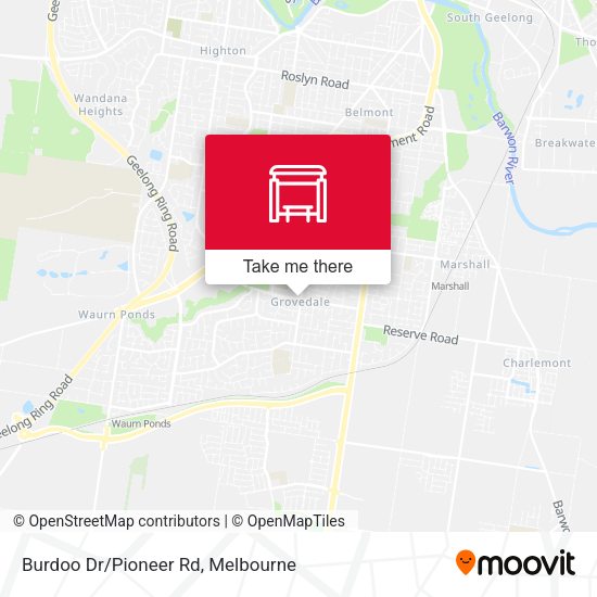 Burdoo Dr/Pioneer Rd map