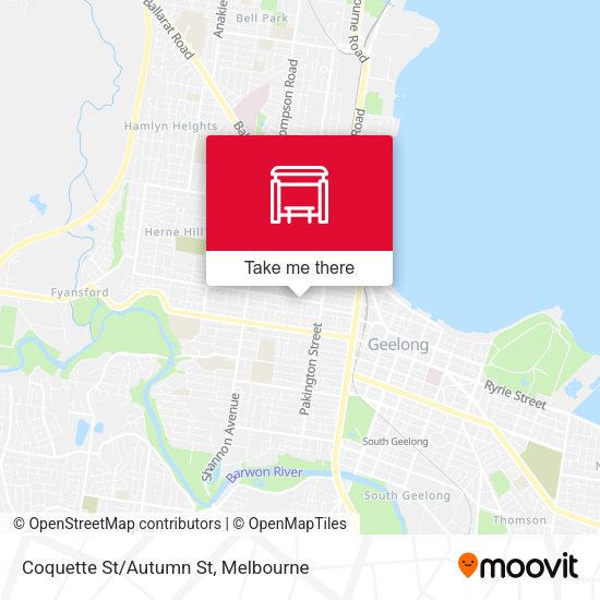 Coquette St/Autumn St map