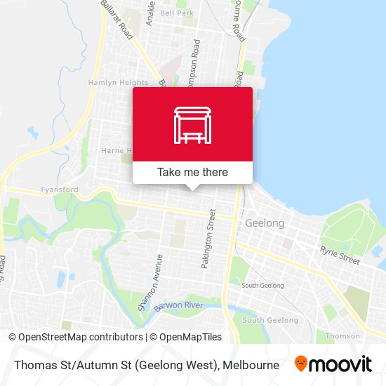 Thomas St / Autumn St (Geelong West) map