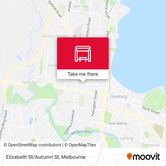 Elizabeth St/Autumn St map