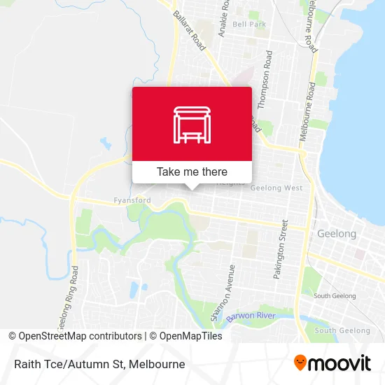 Mapa Raith Tce/Autumn St