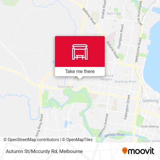 Autumn St/Mccurdy Rd map