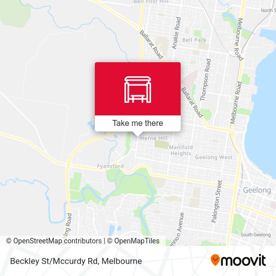 Beckley St/Mccurdy Rd map