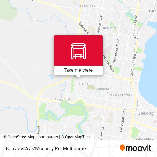 Bonview Ave/Mccurdy Rd map