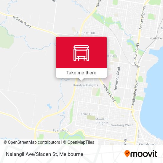 Nalangil Ave/Sladen St map