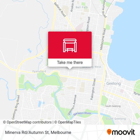 Minerva Rd/Autumn St map